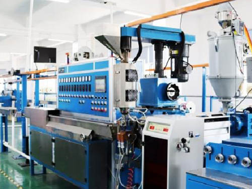 High-frequency line chemical foaming extrusion production line